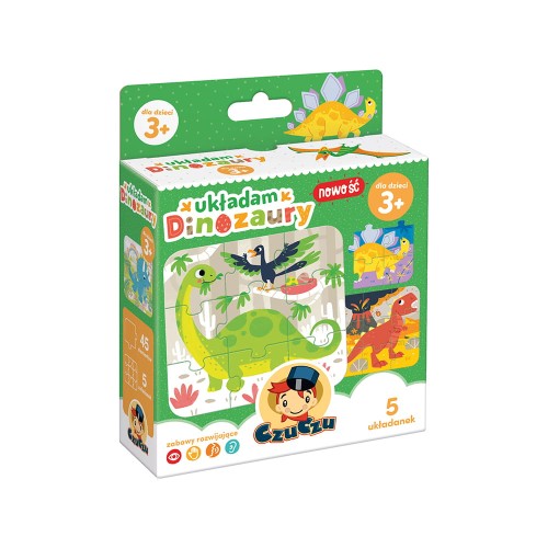 CzuCzu Układam Dinozaury +3latka