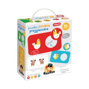 Puzzle z dziurką Przyjaciele 15m+ CzuCzu 