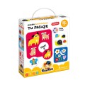 CzuCzu Puzzle kontrastowe Tu pasuje +12mies
