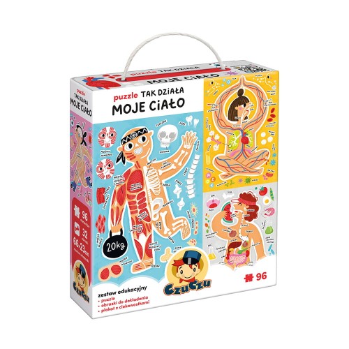 CzuCzu Puzzle Tak działa Moje ciało +5lat