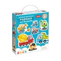 CzuCzu Puzzle progresywne Pojazdy na budowie +2latka