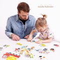CzuCzu Puzzle progresywne Pojazdy na budowie +2latka