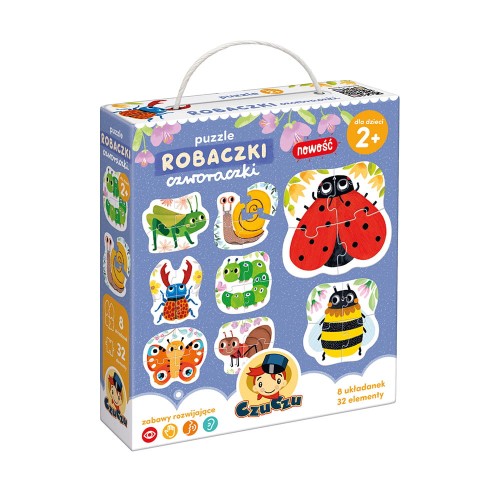 CzuCzu Puzzle Robaczki czworaczki +2latka
