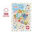 CzuCzu Obserwacyjne puzzle Mapa Polski 100el.
