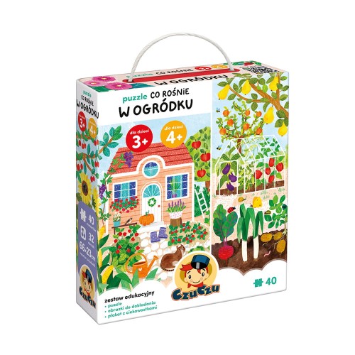 CzuCzu Puzzle Co rośnie w ogródku 3+ 4+ 40el.