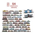 CzuCzu Puzzle 54 el. dwustronne Pociągi 5+