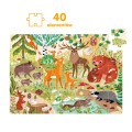 CzuCzu Dzikie puzzle Las 3+ 40el.