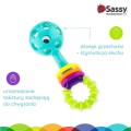 SASSY Grzechotka sztanga zabawka sensoryczna 0 m+