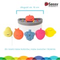 Sassy Zabawka STEM sorter kubeczek z owocami 6 mies.+