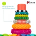 Sassy Zabawka STEM Wieża z krążków 6 m+