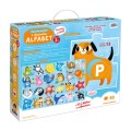 CzuCzu Duuuże puzzle z dziurką Alfabet +3latka
