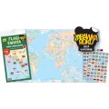Wydawnictwo Jako Flagi świata Mapa z naklejkami