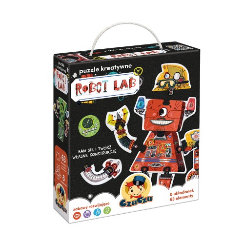 CzuCzu Puzzle kreatywne Robot Lab +3latka