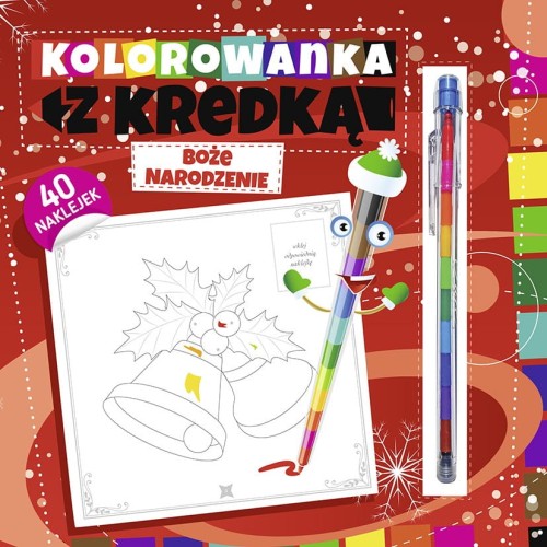 Pryzmat Kolorowanka z kredką. Boże Narodzenie