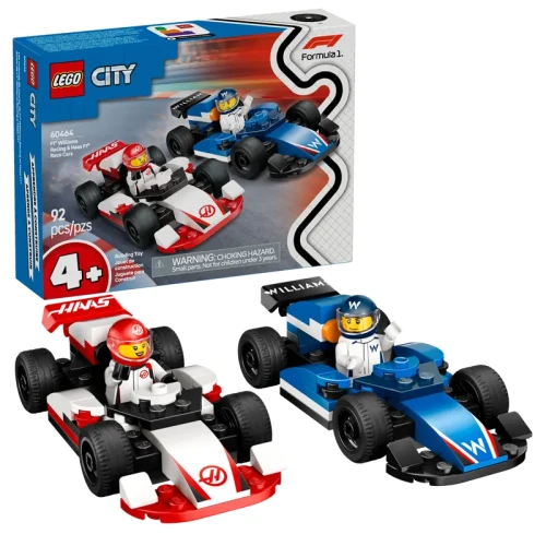 LEGO CITY 60464 Bolidy Williams Racing i Haas F1