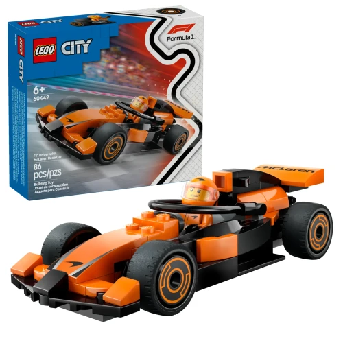 LEGO CITY 60442 Kierowca i bolid McLaren