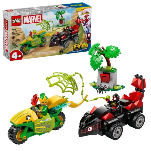 LEGO SPIDEY 11198 Pościg Spina za Electro w dinopojeździe
