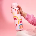 ION8 Butelka stalowa 600ml Rainbows Tęcza
