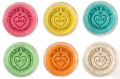 ChildGen Naturalna ciastolina w słoiczkach - zestaw 6 kolorów BROKAT