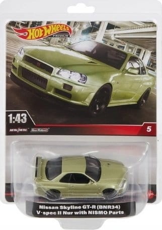 Hot Wheels Premium Nissan Skyline GT-R (BNR34)