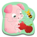 TREFL Puzzle Baby Classic - Bobaskowe zwierzątka