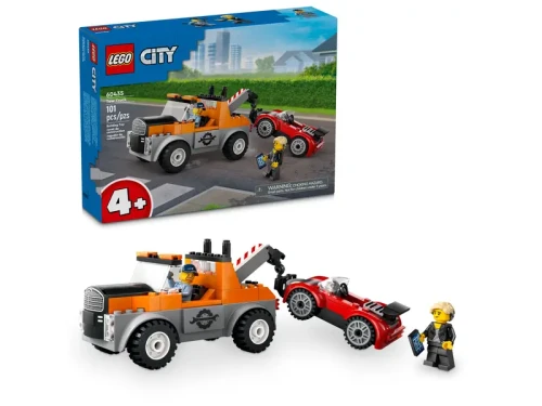 Lego CITY 60435 Samochód pomocy drogowej i naprawa sportowego auta