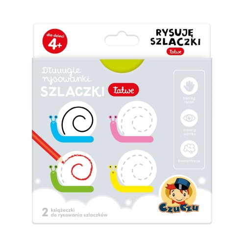 CzuCzu Długie rysowanki Rysuję szlaczki. Łatwe +4latka