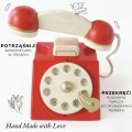 Drewniany telefon vintage, zabawka dla dzieci, odgrywanie ról, Le Toy Van