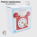 Drewniany telefon vintage, zabawka dla dzieci, odgrywanie ról, Le Toy Van