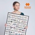 Puzzlove CzuCzu Rowery 1000 el. lat  puzzle rodzinne