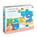 CzuCzu Duuuże puzzle z dziurką Zwierzęta +2latka