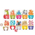 CzuCzu Puzzle z dziurką Pociąg do liczenia +3latka 30el.