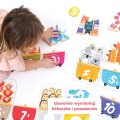 CzuCzu Puzzle z dziurką Pociąg do liczenia +3latka 30el.