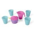 WADER  Zestaw naczyń 8el różowy