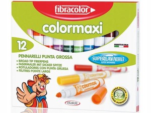 Mazaki Colormaxi 12 kol. FIBRACOLOR 