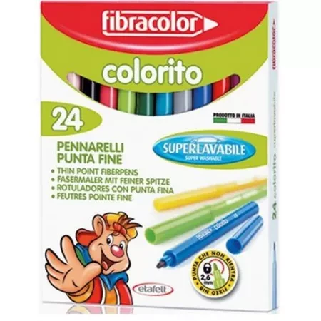FIBRACOLOR Pisaki Colorito 2,6mm 24 kol.