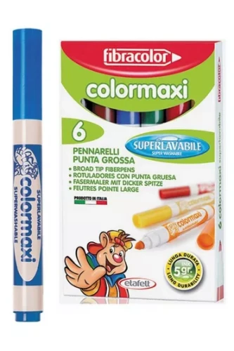 FIBRACOLOR Mazaki Color Maxi 6 kolorów