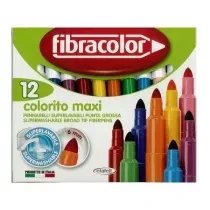 FIBRACOLOR Mazaki Colorito maxi 12 kol.