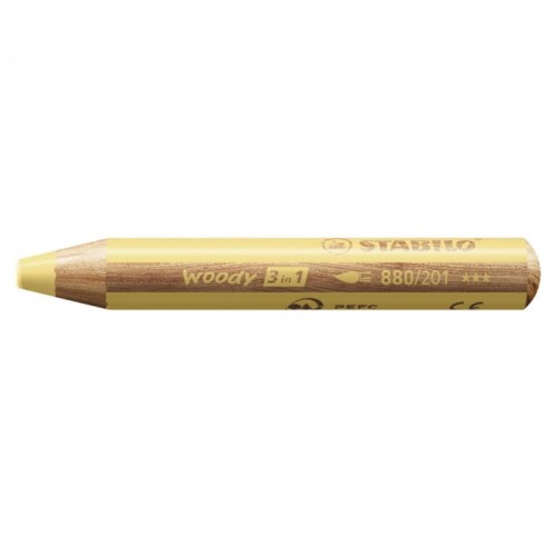 STABILO WOODY 3w1 Kredka żółta pastel  1 szt