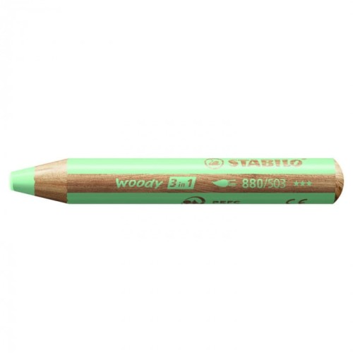 STABILO WOODY 3w1 pastel zieleń 1 szt