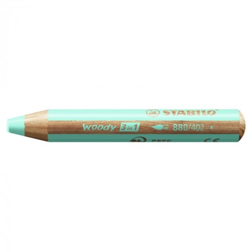 STABILO WOODY 3w1 turkus pastel 1 szt