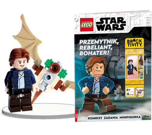 AMEET Lego Star Wars™. Przemytnik, rebeliant, bohater! KSIĄŻECZKA + FIGURKA LEGO +6lat