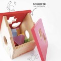 Drewniany sorter kształtów My little bird, zabawka edukacyjna, Le Toy Van