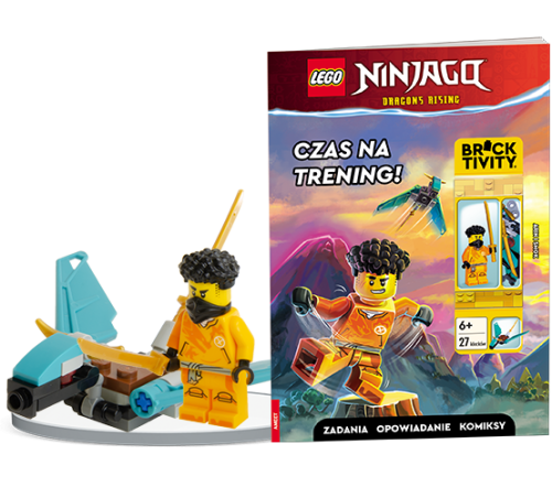 AMEET Lego NINJAGO®. Czas na trening! KSIĄŻECZKA + FIGURKA LEGO +6lat