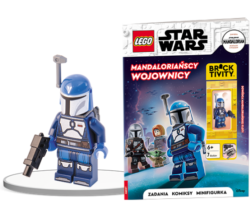 AMEET Lego Star Wars™. Mandaloriańscy wojownicy KSIĄŻECZKA + FIGURKA LEGO +6lat