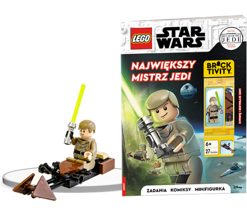 AMEET Lego Star Wars™. Największy Mistrz Jedi! KSIĄŻECZKA + FIGURKA LEGO +6lat