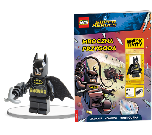 AMEET Lego DC Super Heroes™. Mroczna przygoda KSIĄŻECZKA + FIGURKA LEGO +6lat