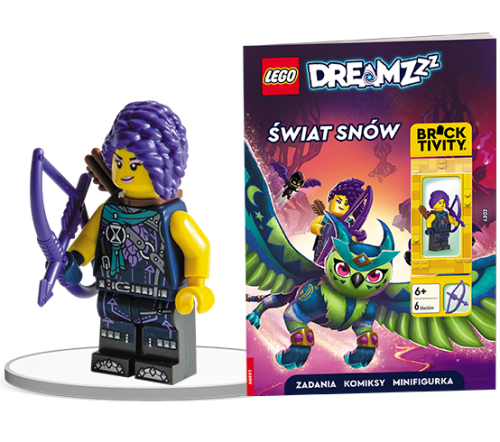 AMEET Lego DREAMZzz™. Świat Snów KSIĄŻECZKA + FIGURKA LEGO +6lat