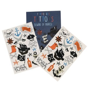 Rex London Tatuaże zmywalne dla dzieci, Pirackie