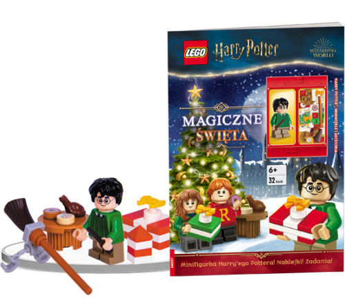 AMEET Lego Harry Potter™. Magiczne Święta KSIĄŻECZKA + FIGURKA LEGO +6lat